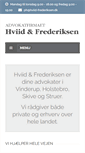 Mobile Screenshot of hviid-frederiksen.dk